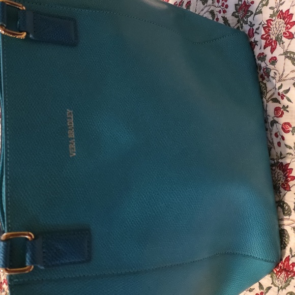 Vera Bradley Handbags - Vera Bradley Small Ella Teal Tote Bag